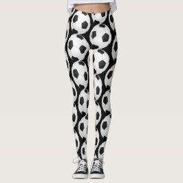 Fotbollsbalkar Leggings