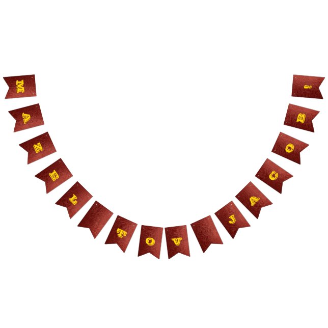 Fotbollsbanderoll Guld Vimplar (Alla)