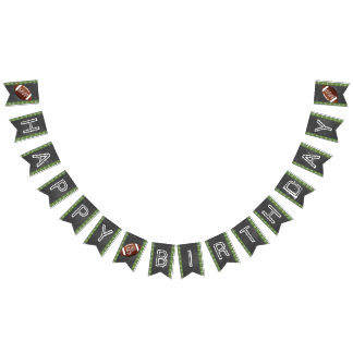 Fotbollsbanderoll med valfri ålder - MVP Grattis p Vimplar