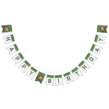 Fotbollsbanderoll på födelsedagen, första året ner