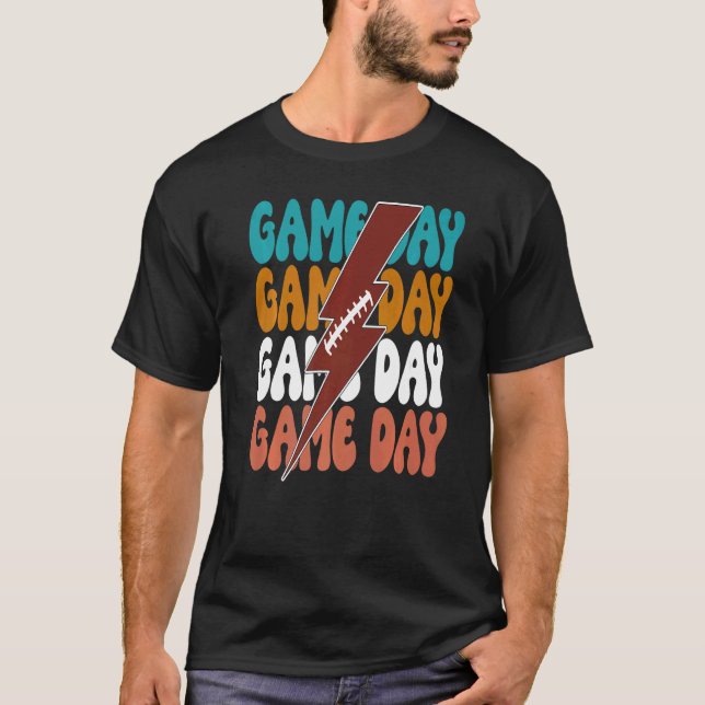 Fotbollsblixt Bult Groovy Team Spor T Shirt (Framsida)