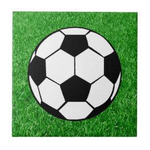 Fotbollsblock på Gräsmatta Kakelplatta