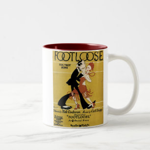 Fotbollsboks Vintage Två-Tonad Mugg