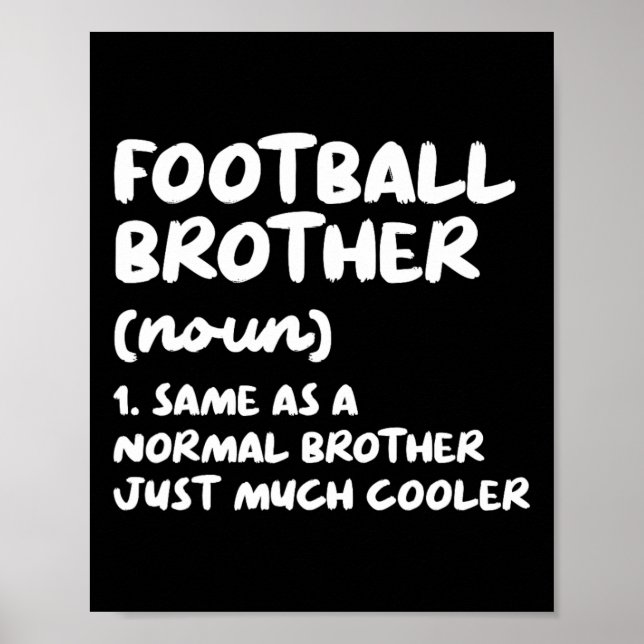 Fotbollsbroderdefinition funny poster (Framsidan)