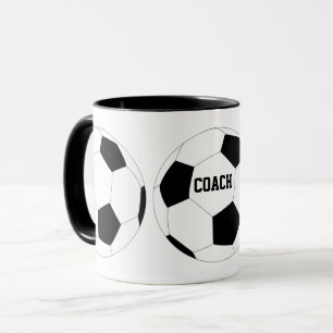 Fotbollscachen i fotboll mugg