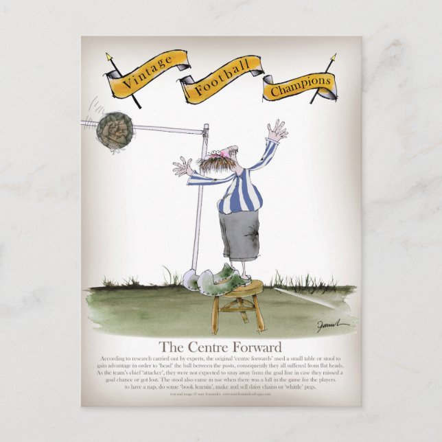 Fotbollscentrum - blått rand vykort (Framsida)