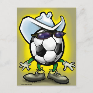 Fotbollscowboy Vykort