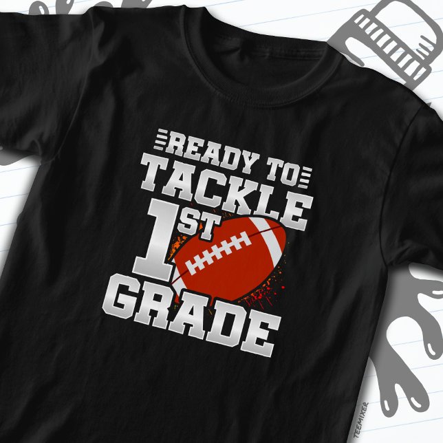 Fotbollsdagen 1:a Klass Back to school T Shirt (Skapare uppladdad)