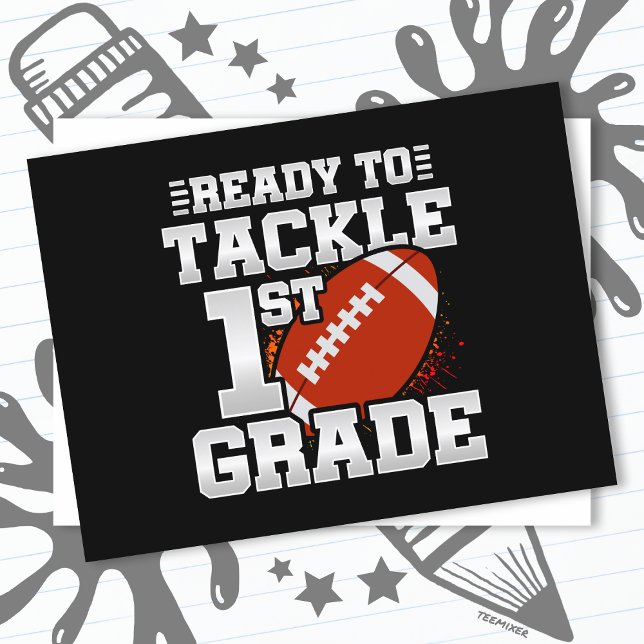 Fotbollsdagen 1:a Klass Back to school Vykort (Skapare uppladdad)