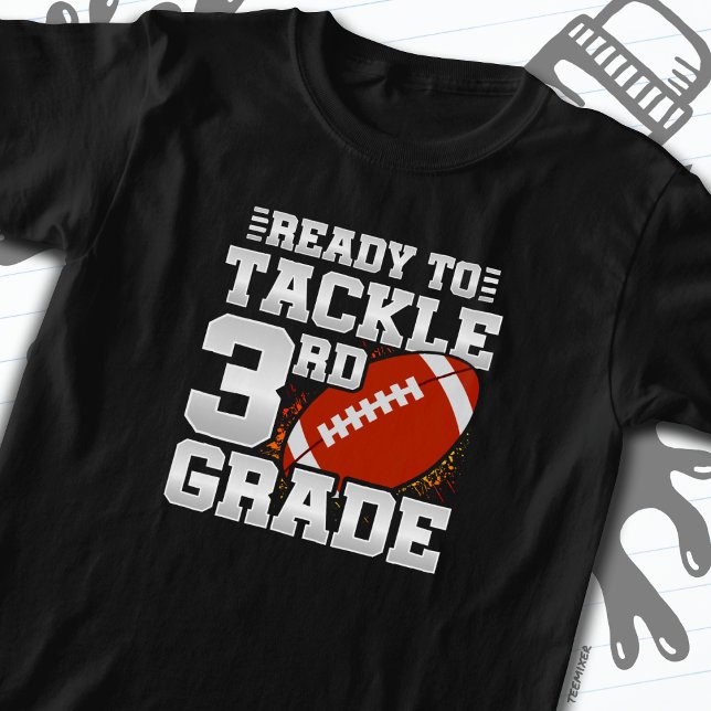 Fotbollsdagen 3:e Klass Back to school T Shirt (Skapare uppladdad)