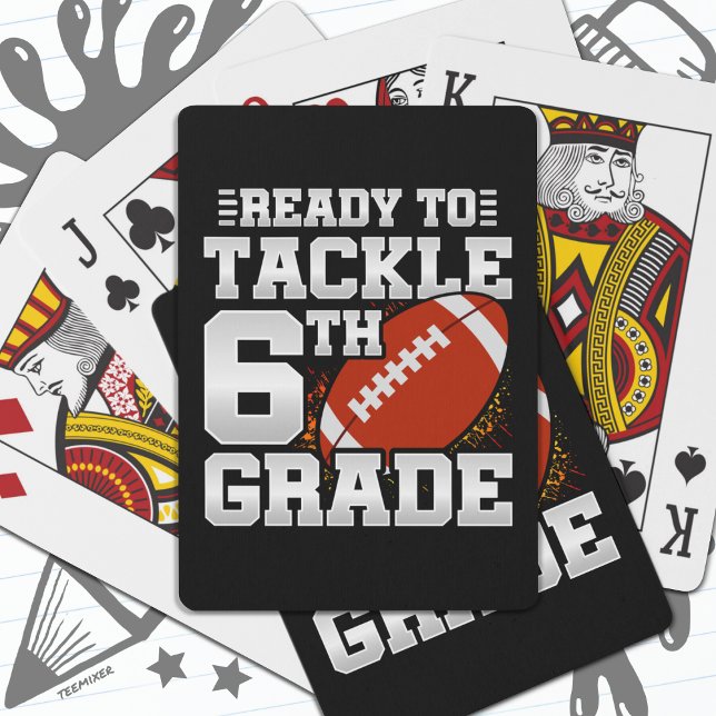 Fotbollsdagen 6e Klass Back to school Casinokort (Skapare uppladdad)