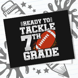 Fotbollsdagen 7:e Klass Back to school Vykort