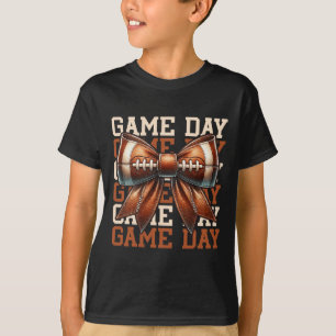 Fotbollsdagen Älskare Game Day Season Football Flä T Shirt