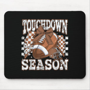 Fotbollsdagen för Retro Groovy Touchdown Season Musmatta