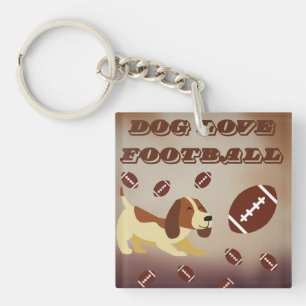 Fotbollsdagen i Brown Cute Hund Sportfantaster