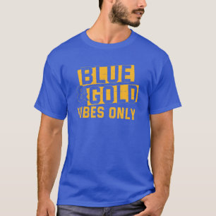 Fotbollsdagen i Guld och blått Älskare T Shirt