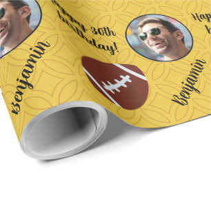 Fotbollsdagen personlig Namn Presentpapper