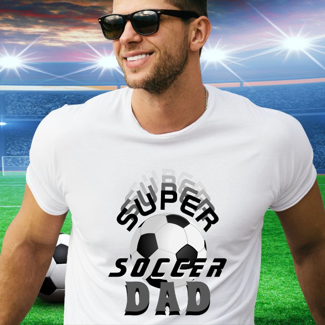 Fotbollsdagen Toppen Pappa T Shirt (Skapare uppladdad)