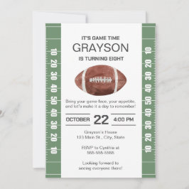 Fotbollsdagsinbjudan 5 x 7 inbjudningar