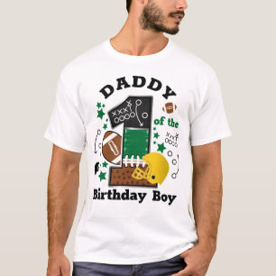 Fotbollsdagspappen på första födelsedagen t shirt