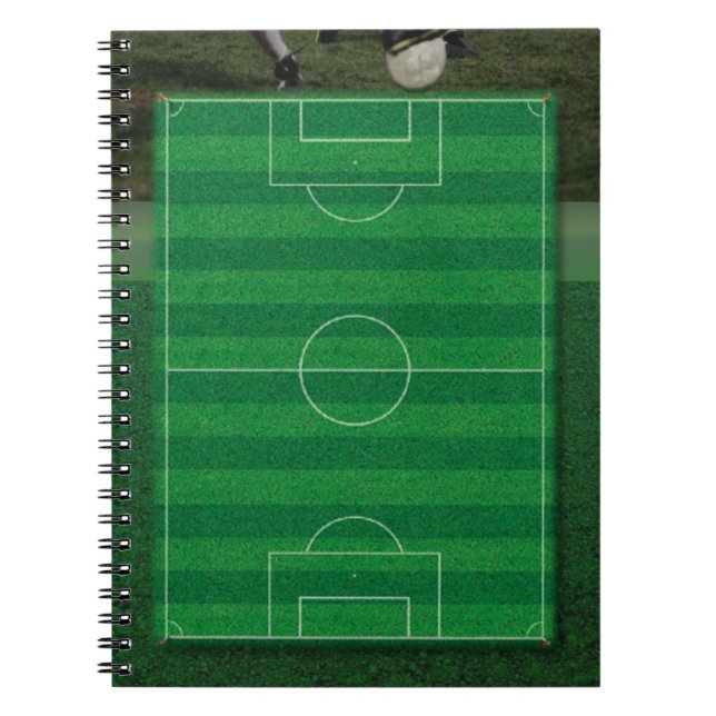 Fotbollsdator Fält Anteckningsbok (Framsidan)