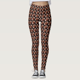 Fotbollsdesign - allt-över-tryckfärg leggings
