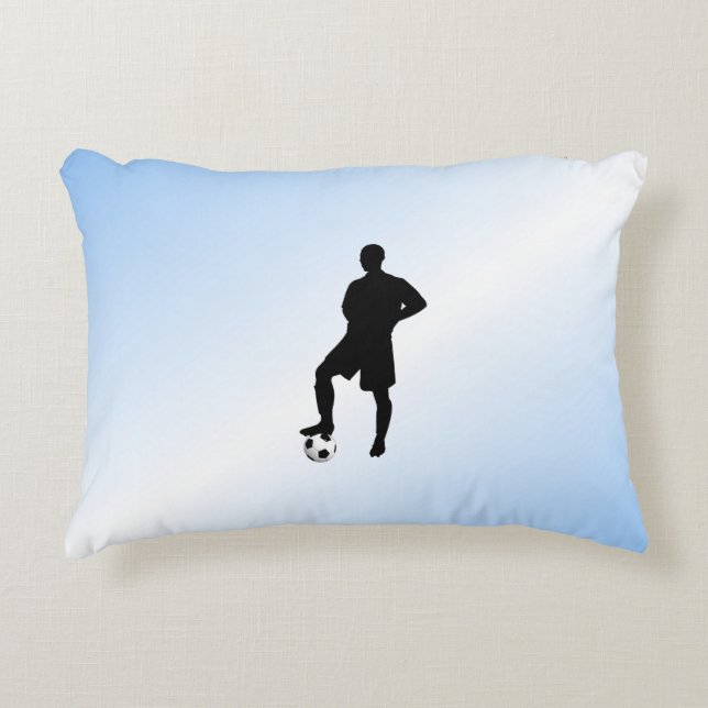 Fotbollsdesign Prydnadskudde (Framsidan)