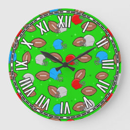 Fotbollsdesign Stor Klocka