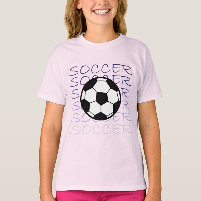 Fotbollsdesign T Shirt (Framsida)