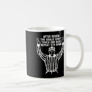 Fotbollsdomare Roliga Sportfantast T Tröjor Män Kv Kaffemugg