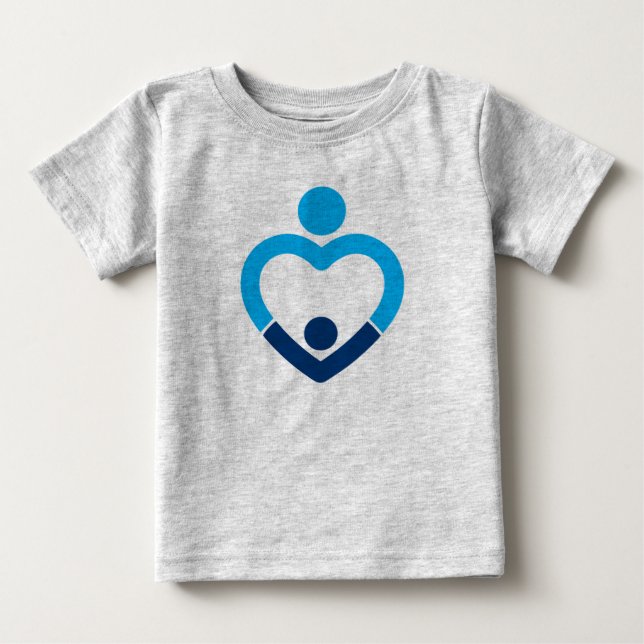 Fotbollsdräkt baby - Grått T-shirt (Framsida)