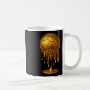 Fotbollsdrypp Gyllene Andemöteskläder Speldag Pojk Kaffemugg