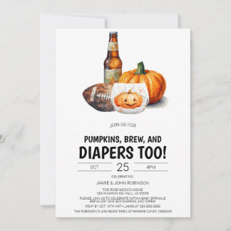 Fotbollsdykarinbjudan, Pumpkin Beer Inbjudningar