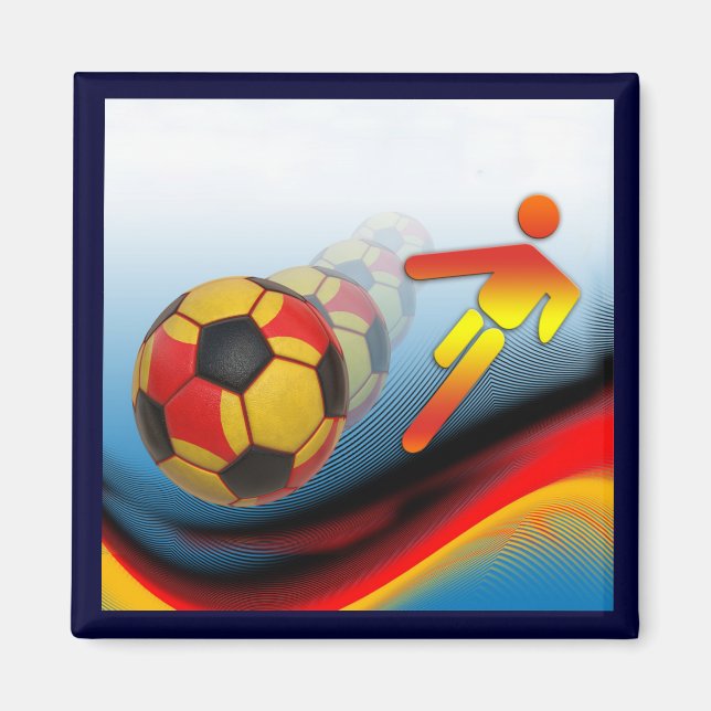 Fotbollsdynamik Magnet (Framsidan)