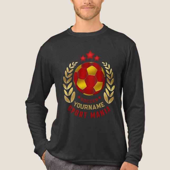 Fotbollsemblemdesign T Shirt (Framsida)