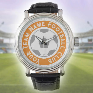 Fotbollsentusiast eller fotbollsupportrar armbandsur