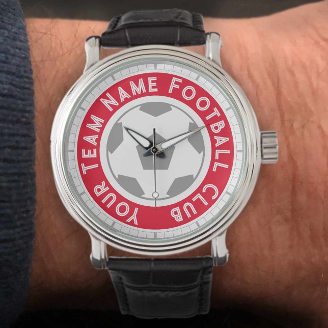 Fotbollsentusiast eller Fotbollsupportrar Armbandsur (Skapare uppladdad)