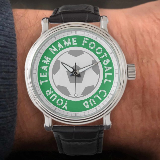 Fotbollsentusiast eller Fotbollsupportrar Armbandsur (Skapare uppladdad)