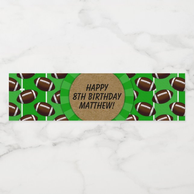 Fotbollsetikett Party Vattenflaska Vattenflaskor Etikett (Singel etikett)