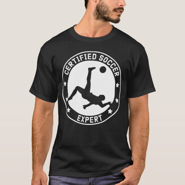 Fotbollsexpertspelare T Shirt (Framsida)