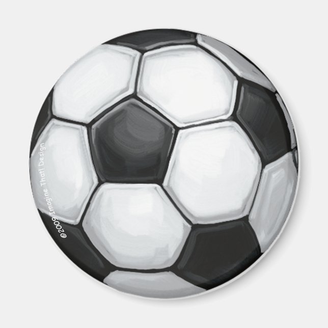 Fotbollsfack, magnet (Framsidan)