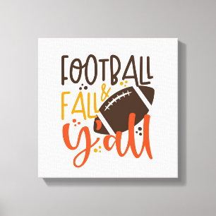 Fotbollsfall & Y-alla Canvastryck