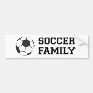 Fotbollsfamilj Bildekal