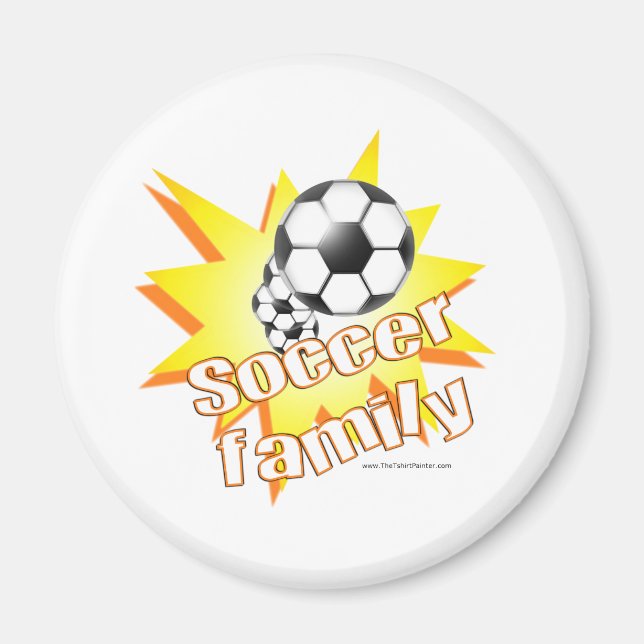 Fotbollsfamilj Magnet (Framsidan)