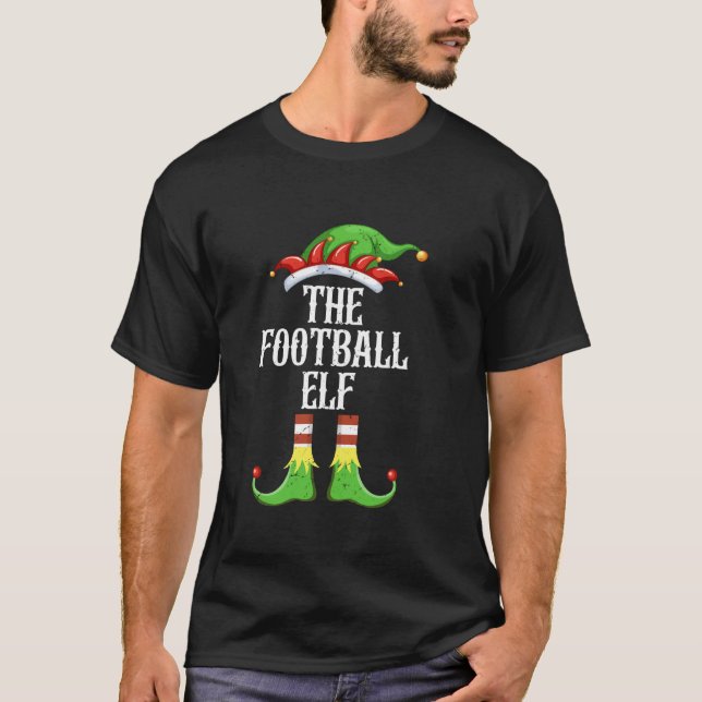 Fotbollsfamiljen Elf Matching Group jul X T Shirt (Framsida)