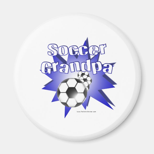 Fotbollsfarfar Magnet (Framsidan)