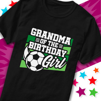 Fotbollsfarmor i Party från Birthday Girl T Shirt