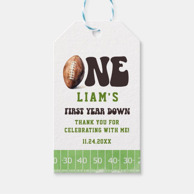 Fotbollsfavoriter för första året ner i Tacken Presentetikett (Framsidan)