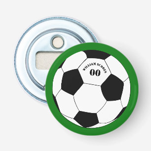 Fotbollsfest, Fotboll med namn och nummer Flasköppnare