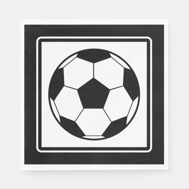 Fotbollsfest Pappersservett (Framsidan)